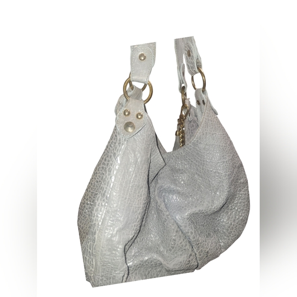 Cynthia Rowley White Textured Hobo Bag - Picture 1 of 10